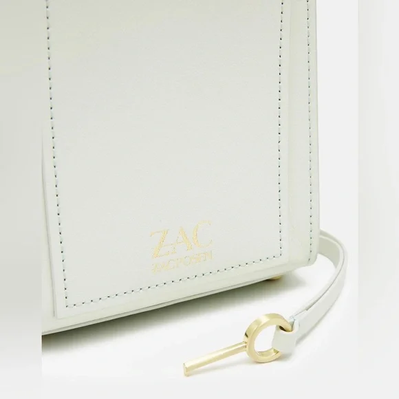 ZAC Zac Posen Amelia Embellished Leather Phone Crossbody Bag EUC - Picture 4 of 17